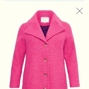 Danish brand Kaffe pink winter coat